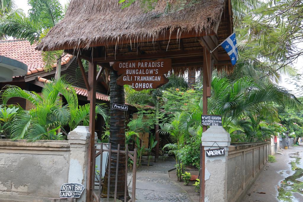 Oceane Paradise Bungalow Gili Trawangan Exterior foto