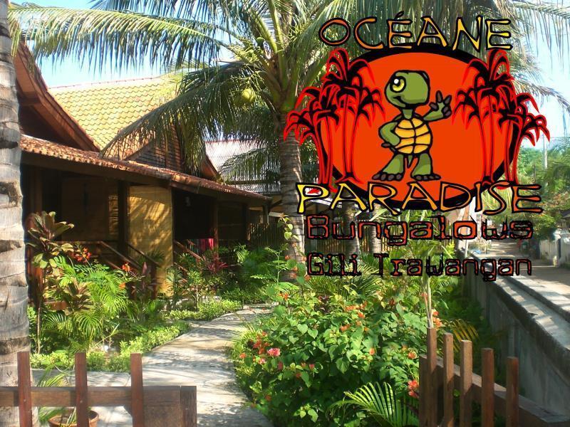 Oceane Paradise Bungalow Gili Trawangan Exterior foto