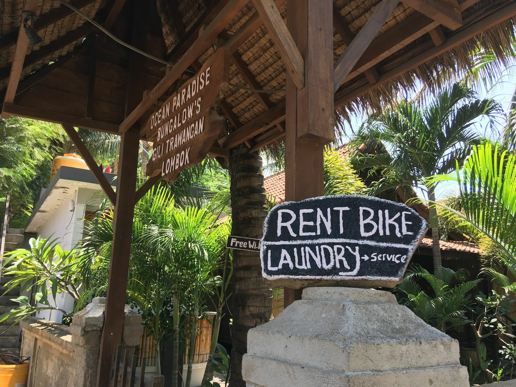 Oceane Paradise Bungalow Gili Trawangan Exterior foto